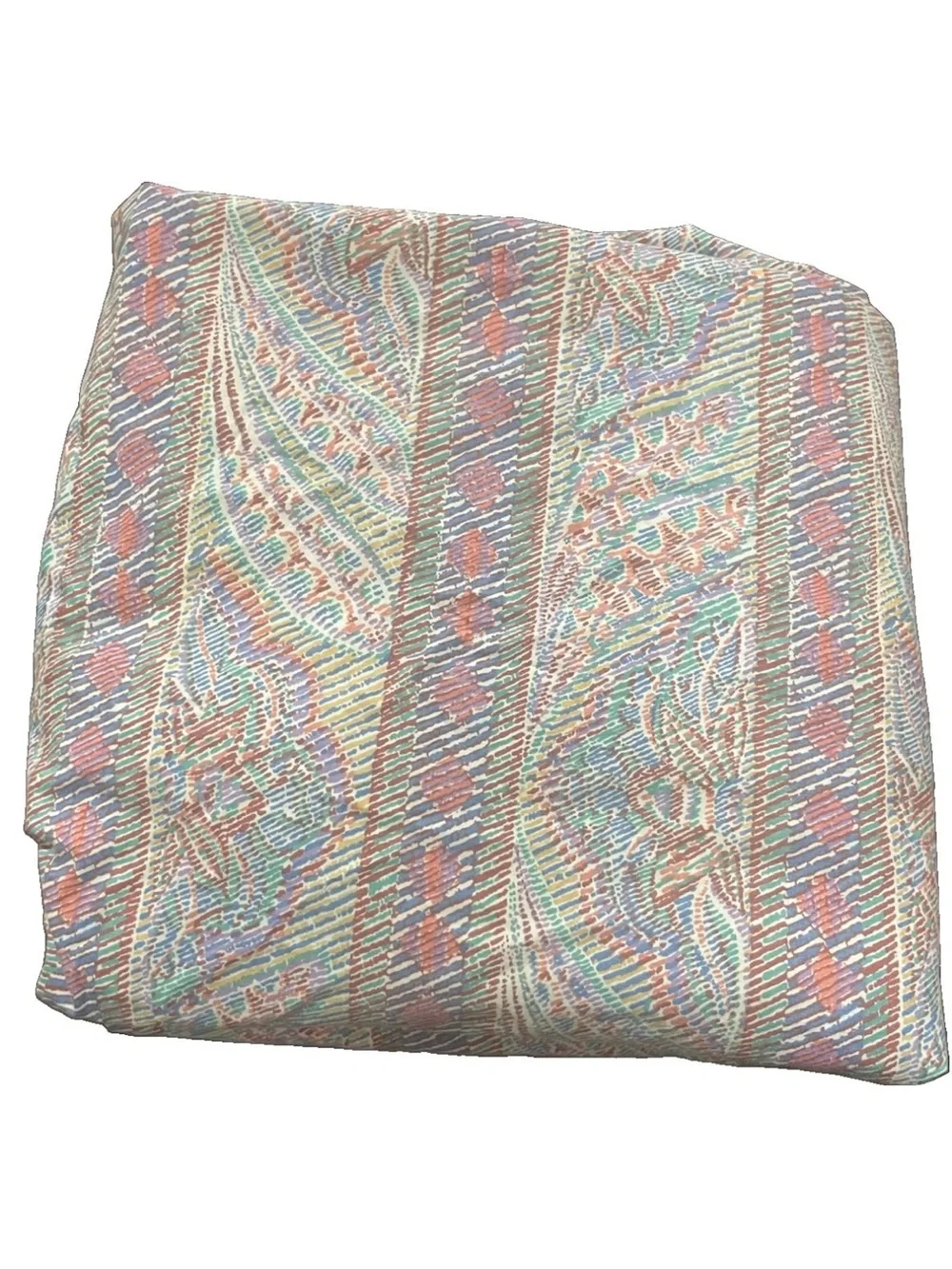 Vintage 1986 Martex Liberty of London King Flat Sheet Standard Pillowcase